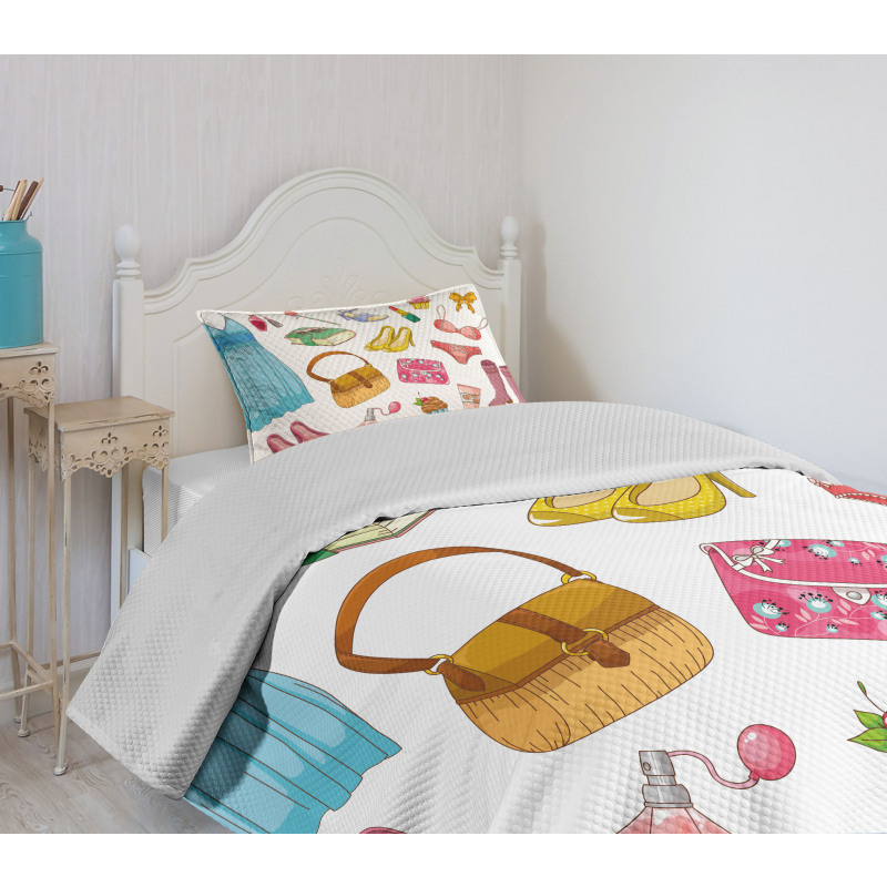 Girlish Items Bedspread Set