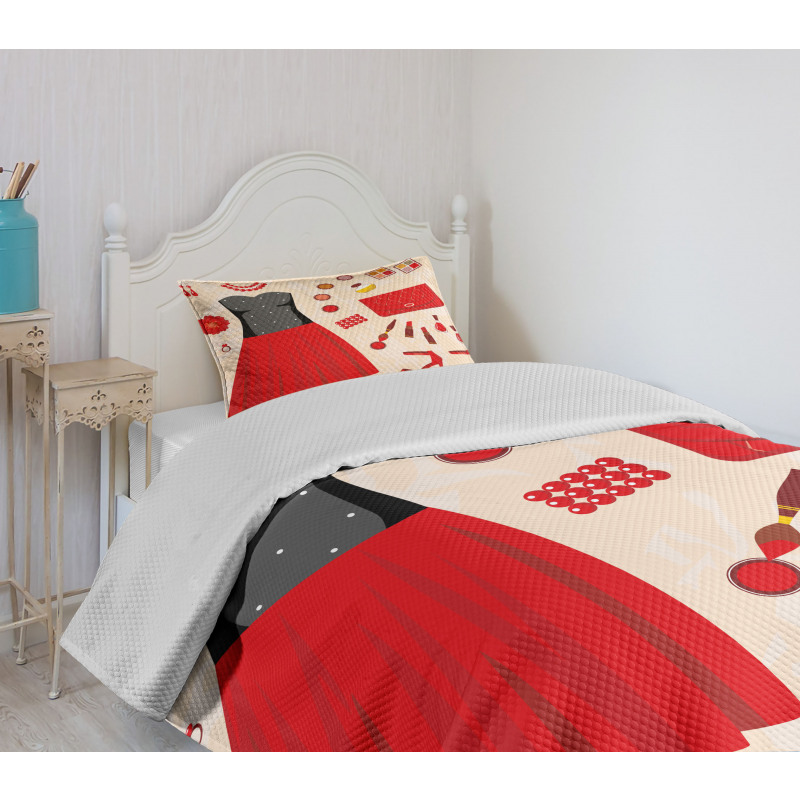 Evening Party Bedspread Set