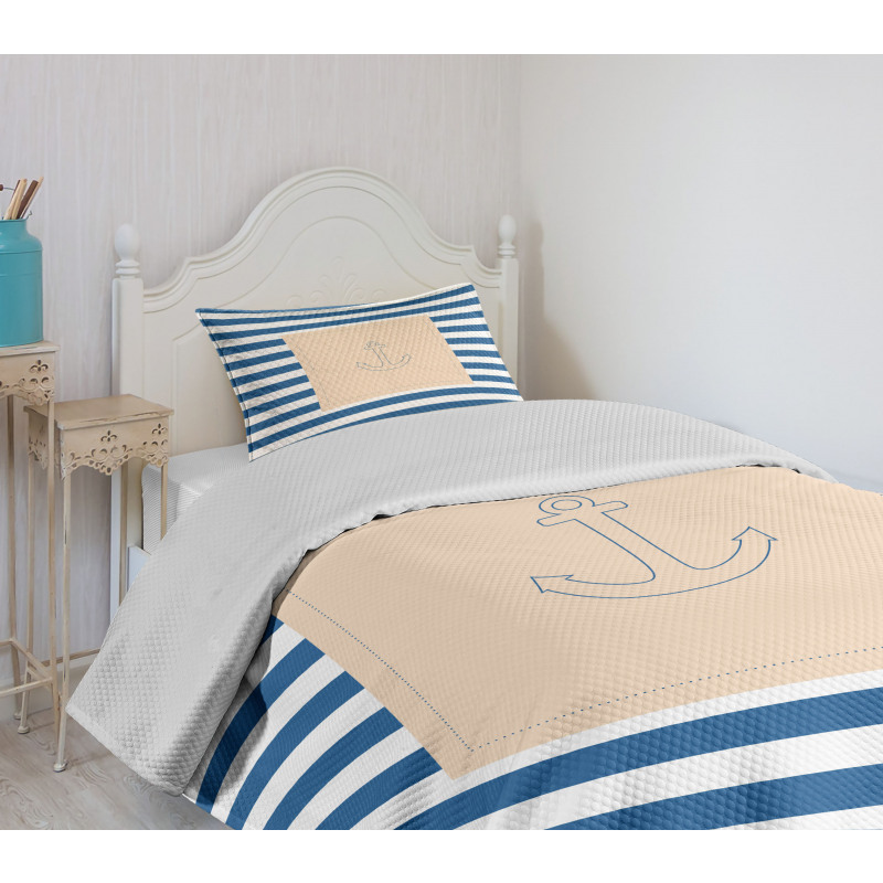 Maritime Anchor Bedspread Set