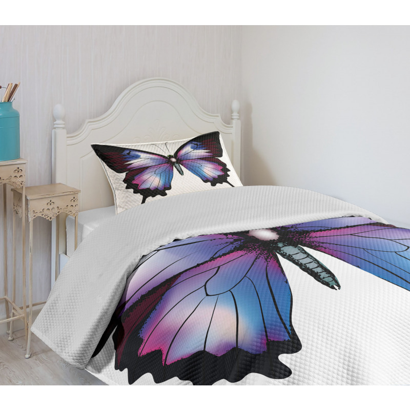 Vivid Insect Bedspread Set