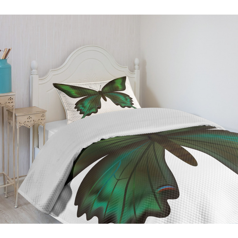 Exotic Green Bedspread Set