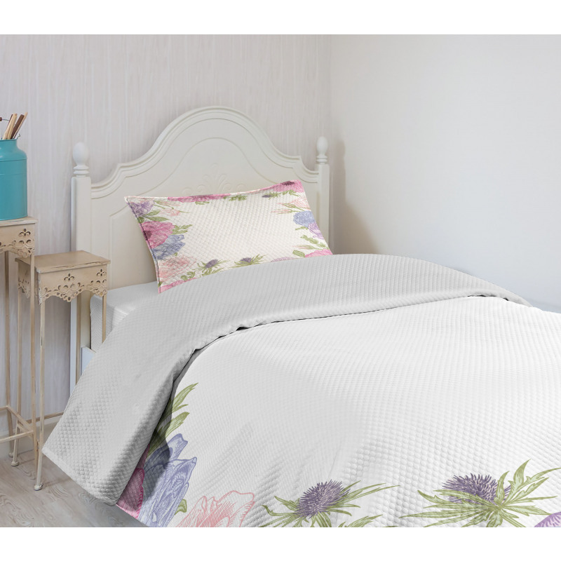 Summer Flora Bedspread Set