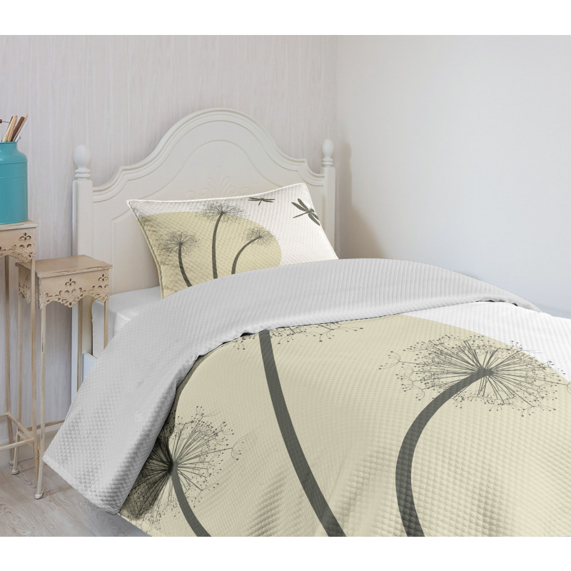 Dandelions Spring Art Bedspread Set