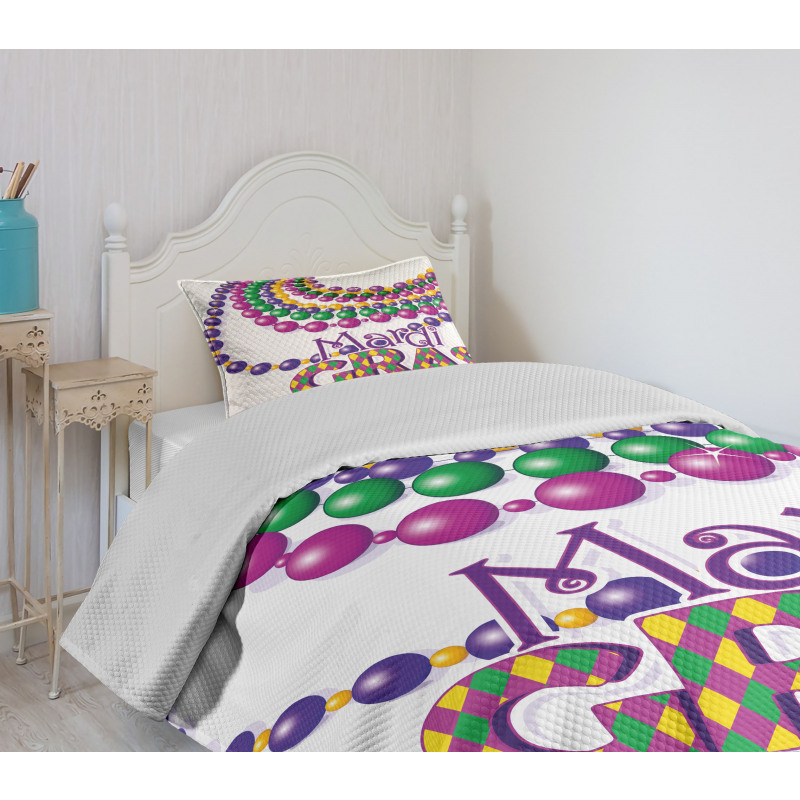 Party Beads Patterns Bedspread Set