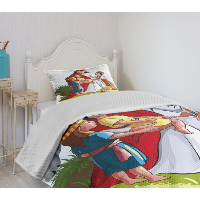 Compassionate Figure Child Bedspread Set