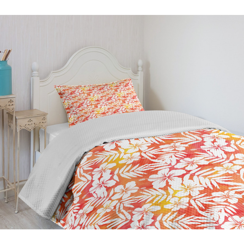 Fantasy Watercolor Aloha Bedspread Set