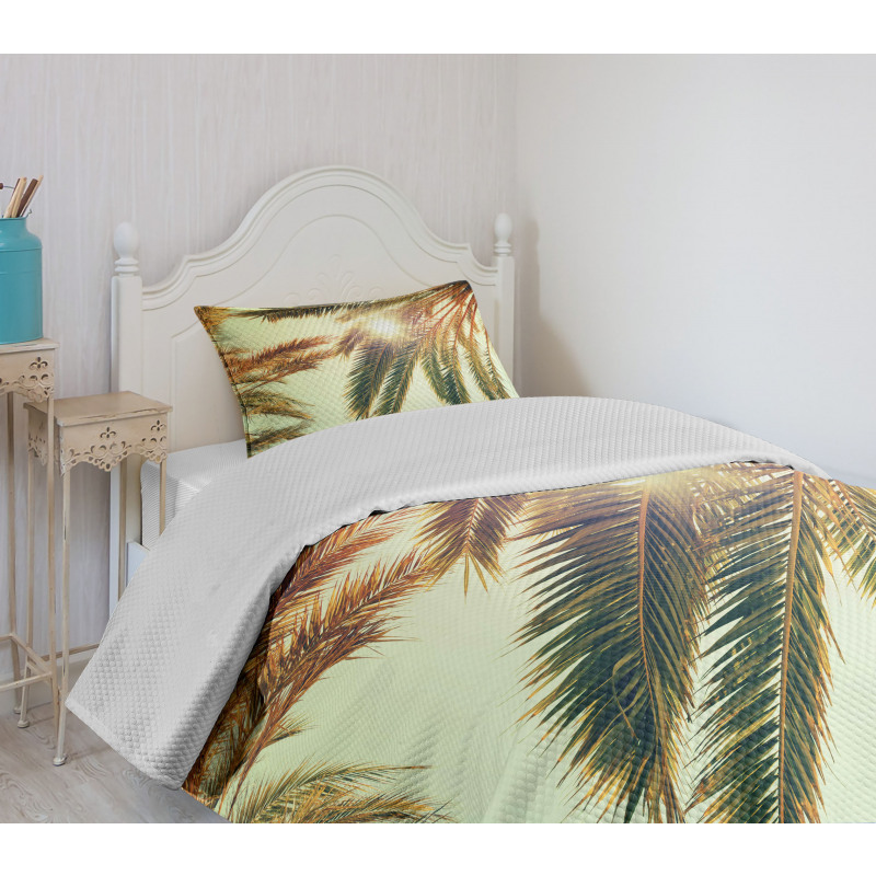 Sunbeams Tree Retro Bedspread Set