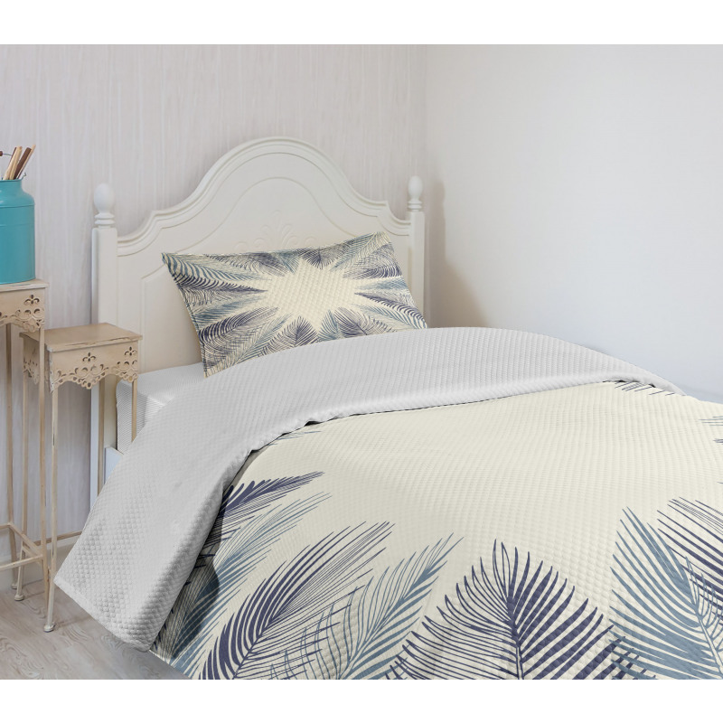 Leaf Grunge Bedspread Set