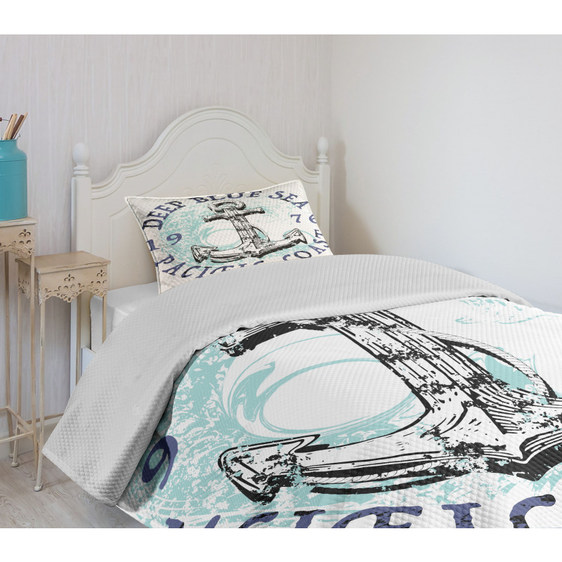 Pacific Coast Emblem Bedspread Set