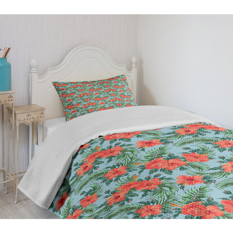 Summer Aloha Flourish Bedspread Set