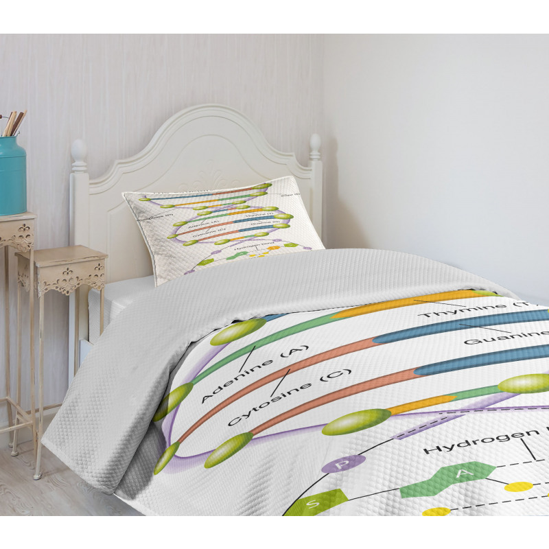 Genetic Code Fun Bedspread Set