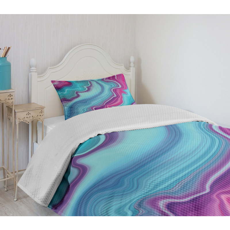 Abstract Color Formation Bedspread Set