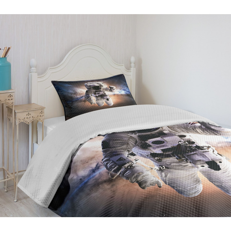 Floating in Space Bedspread Set