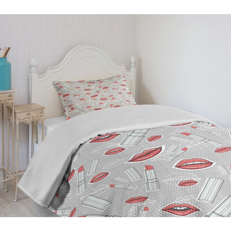 Make up Fashion Design Bedspread Set