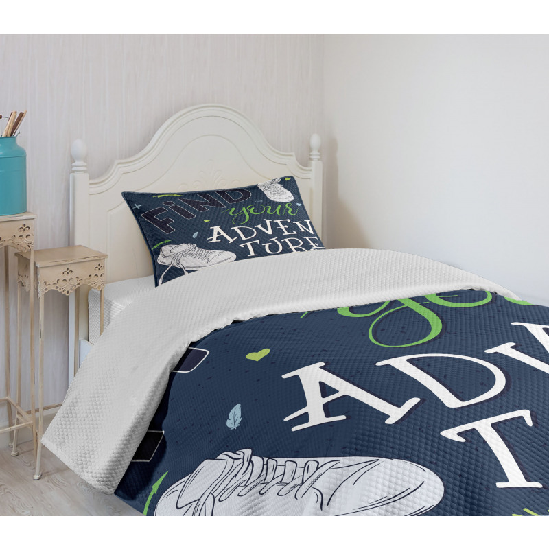 Forest Sneakers Youth Bedspread Set