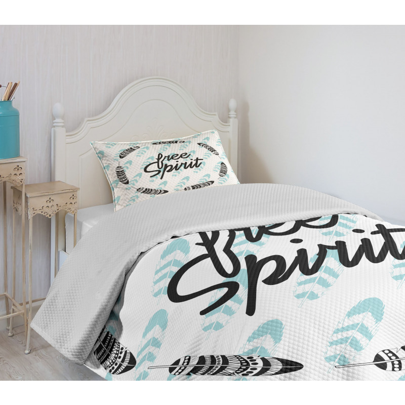 Little Feather Circle Bedspread Set