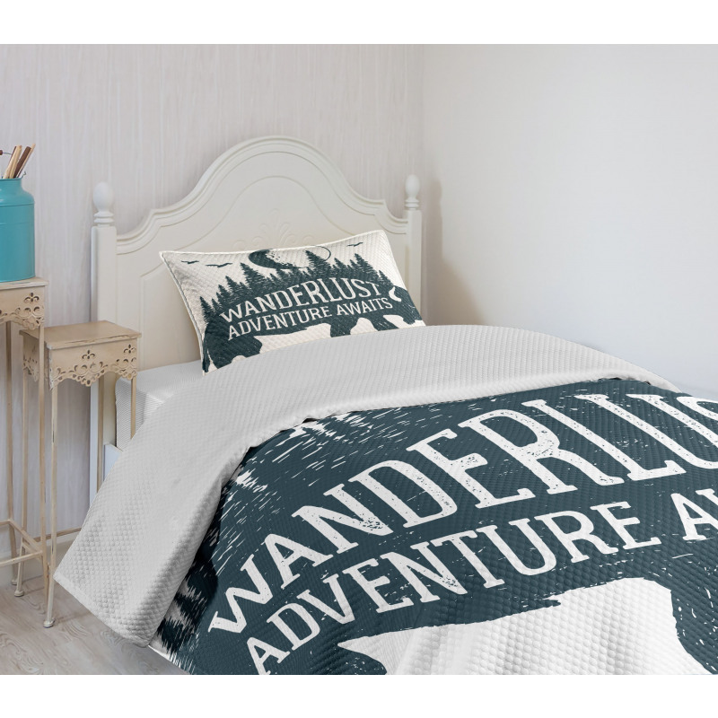 Buffalo Forest Moon Bedspread Set