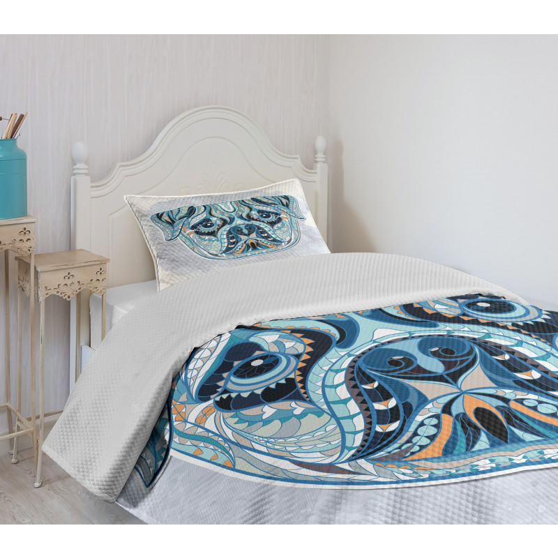 Pattern Dog Bedspread Set