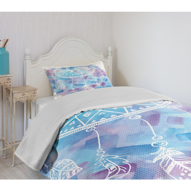 Dream Catcher Tribal Bedspread Set