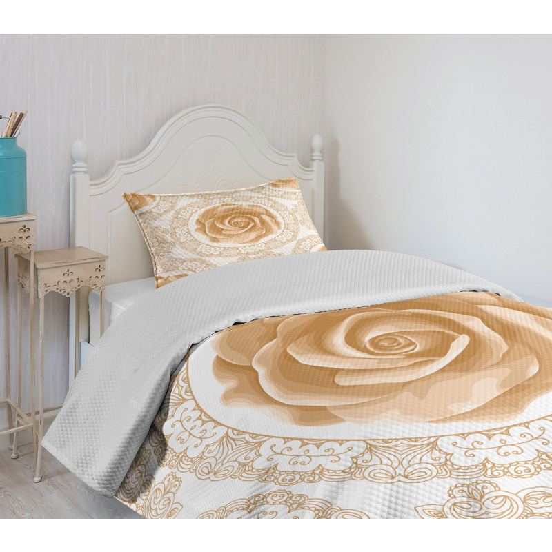 Rose Florets Bedspread Set