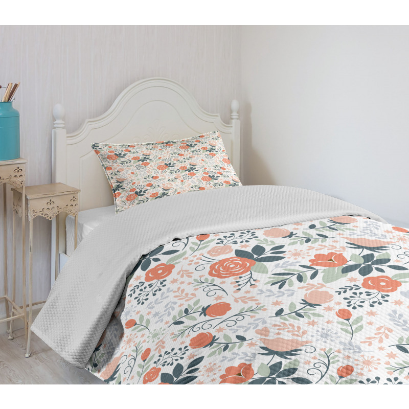 Shabby Nature Botanical Bedspread Set