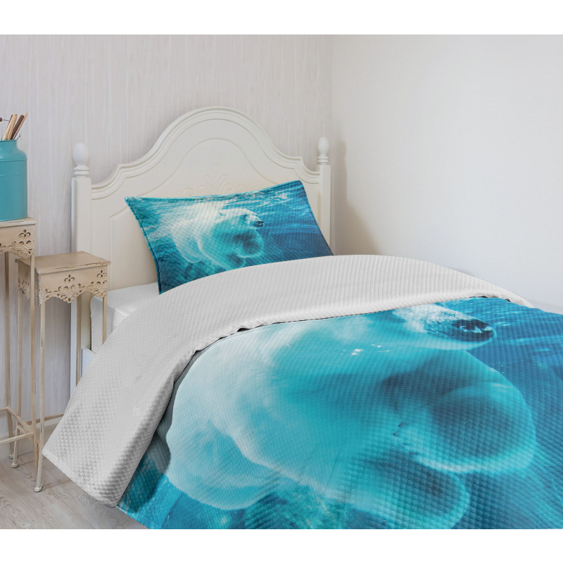 Arctic Polar Underwater Bedspread Set