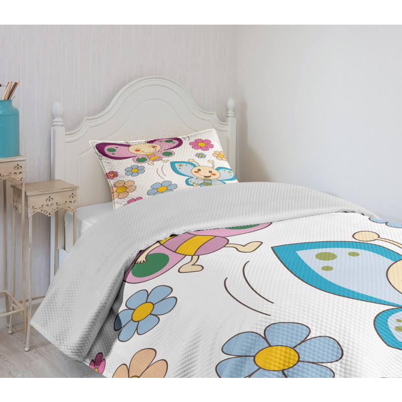 Baby Butterfly Couple Bedspread Set