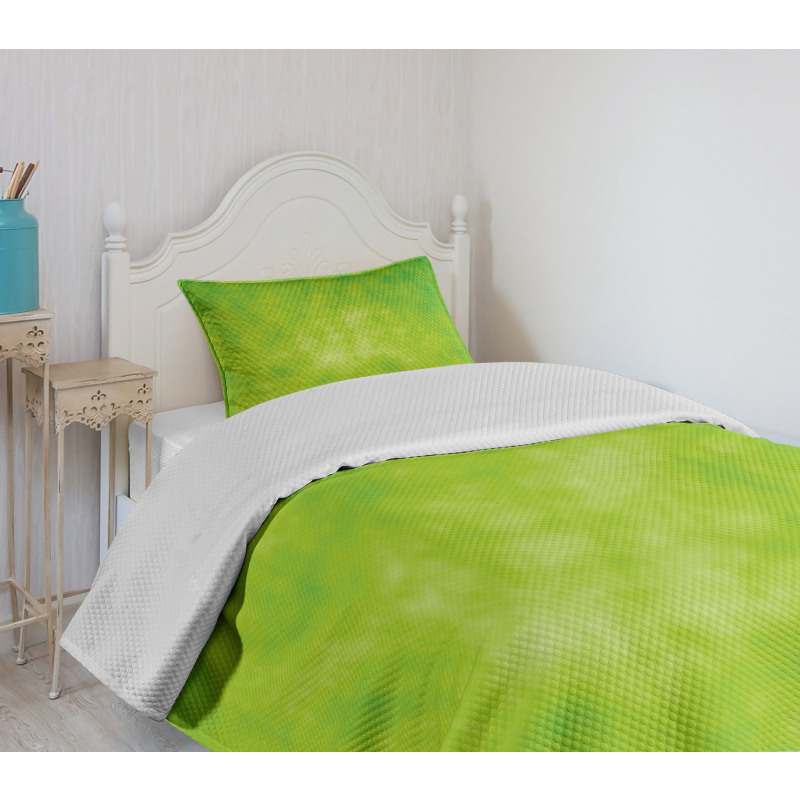 Cloudy Color Shade Bedspread Set