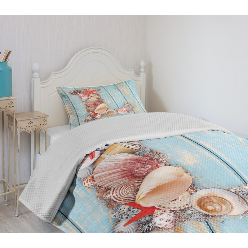 Ocean Inspired Theme Bedspread Set