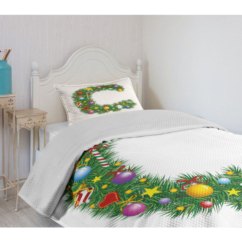 Celebration Design Bedspread Set