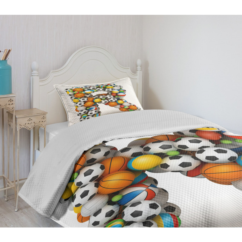 Language of the Game Bedspread Set