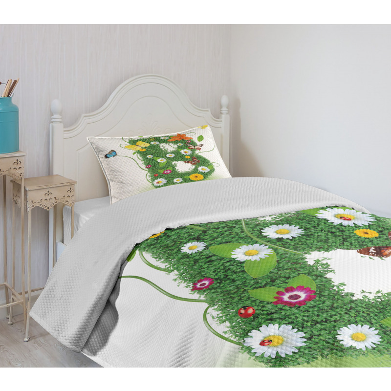 Flourish Daisy Garden Bedspread Set