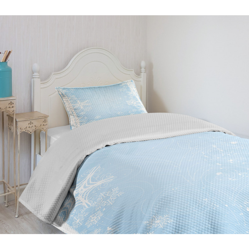 Christmas Snowflake Soft Bedspread Set