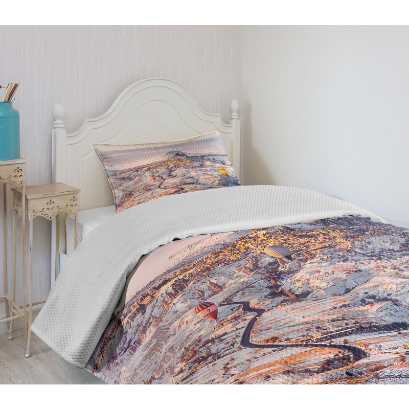 Cappadocia Turkey Valley Bedspread Set