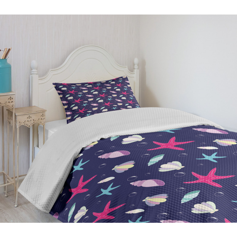 Nautical Life Bedspread Set