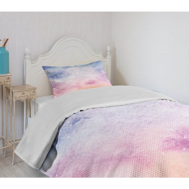 Soft Nebula Bedspread Set