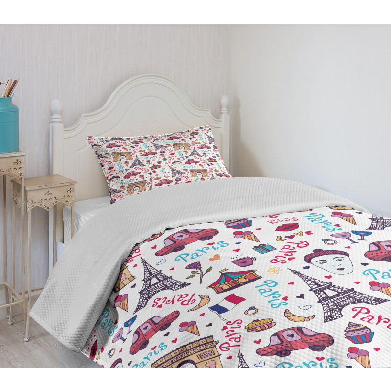 Various City Bedspread Set