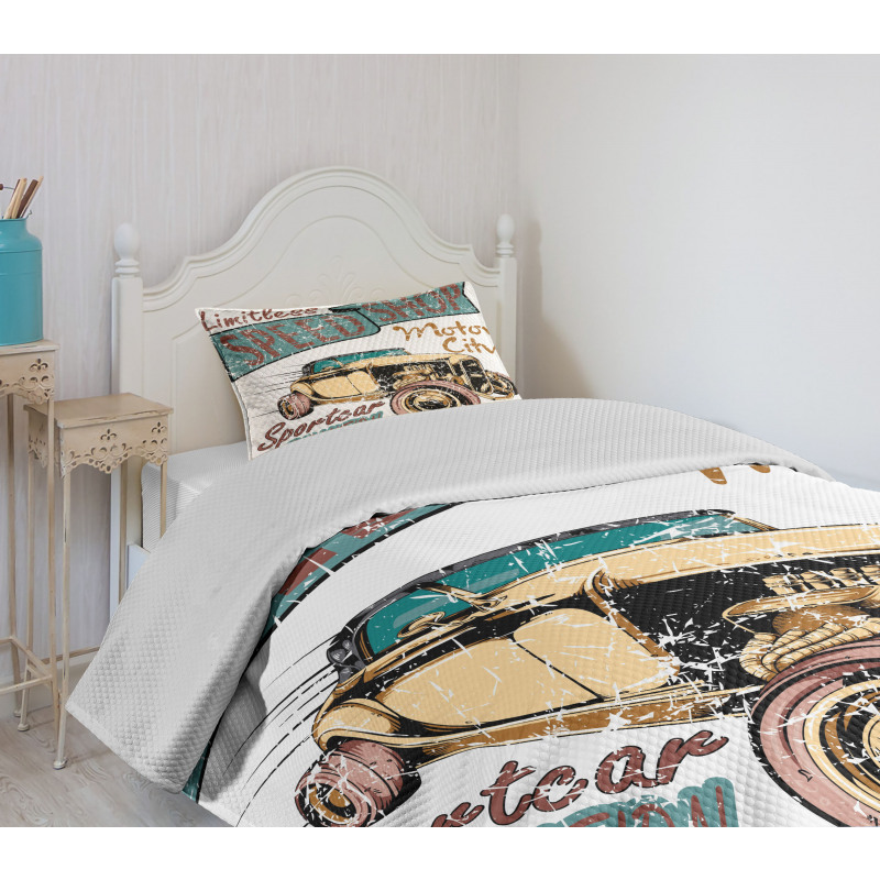 Limitless Speed Advert Bedspread Set