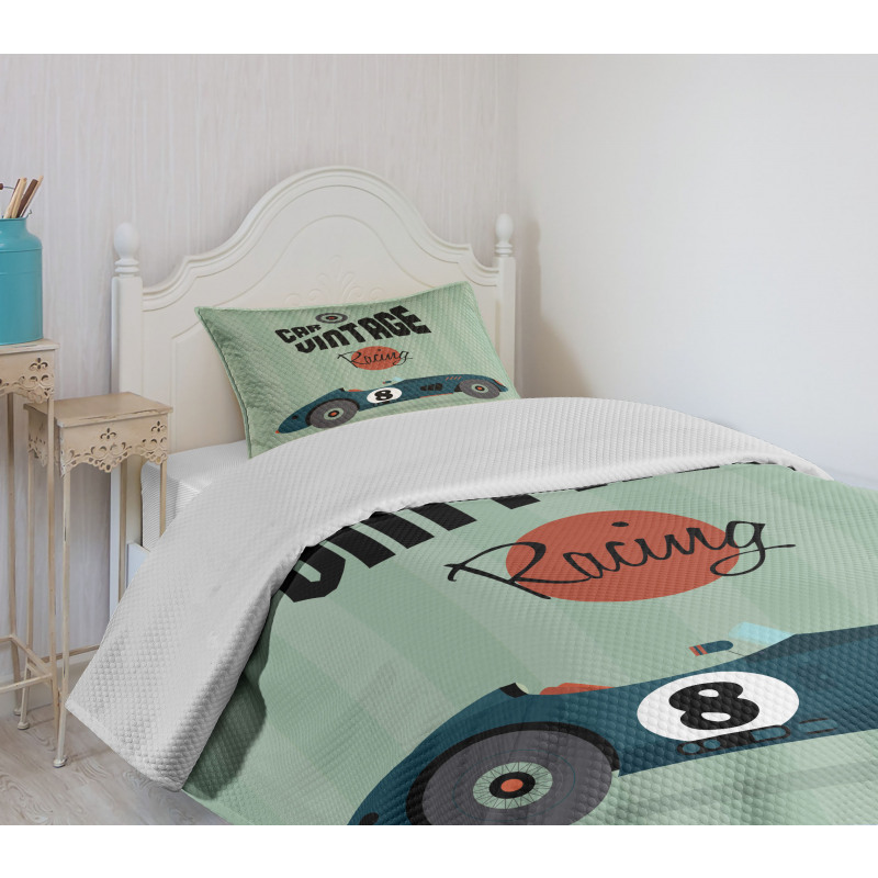 Classic Design Racing Bedspread Set