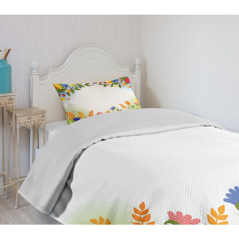 Fall Nature Bedspread Set