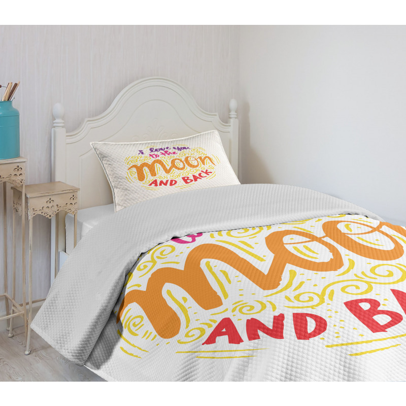 Forever Valentines Bedspread Set