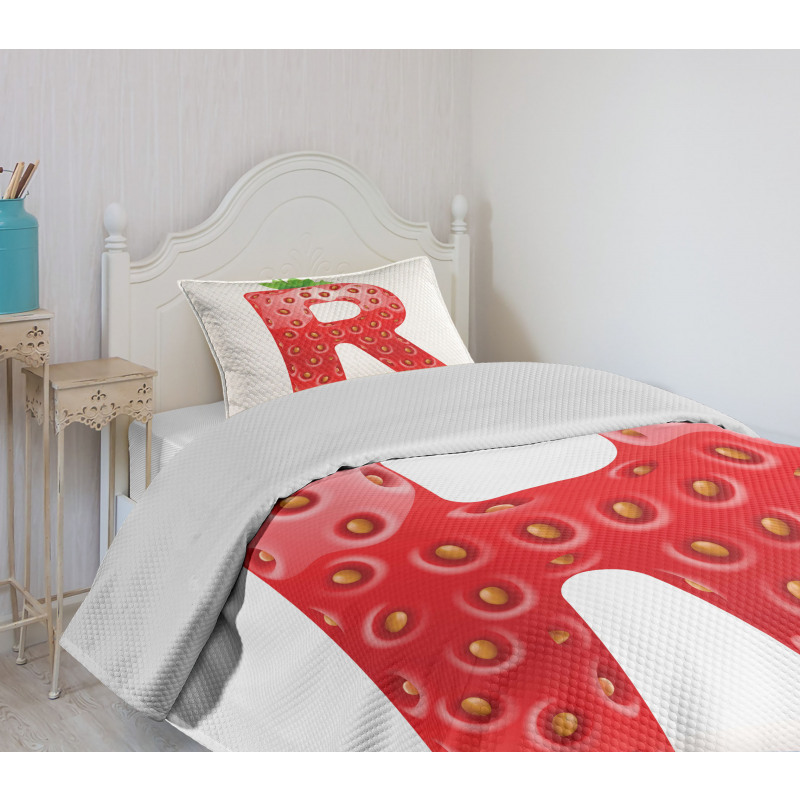 Food Elements Capital Bedspread Set