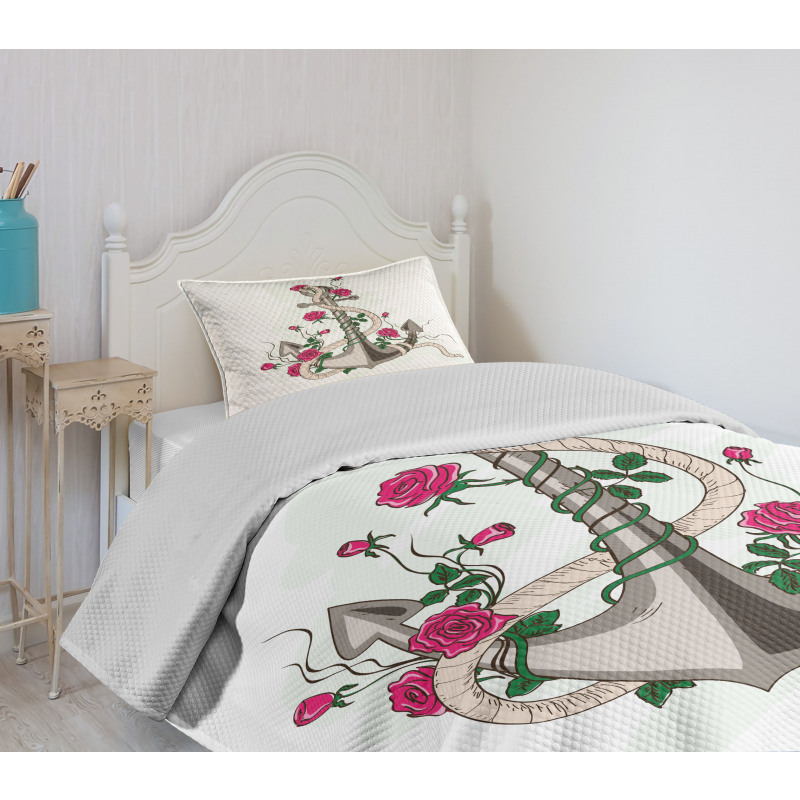 Romantic Marine Bedspread Set