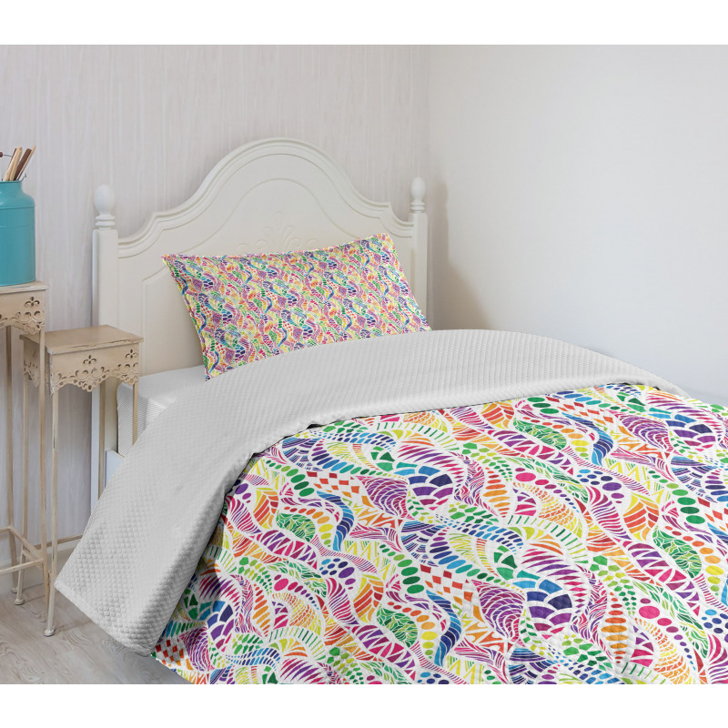 Vivid Mosaic Bedspread Set