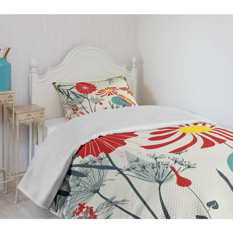 Dandelions Garden Botany Bedspread Set