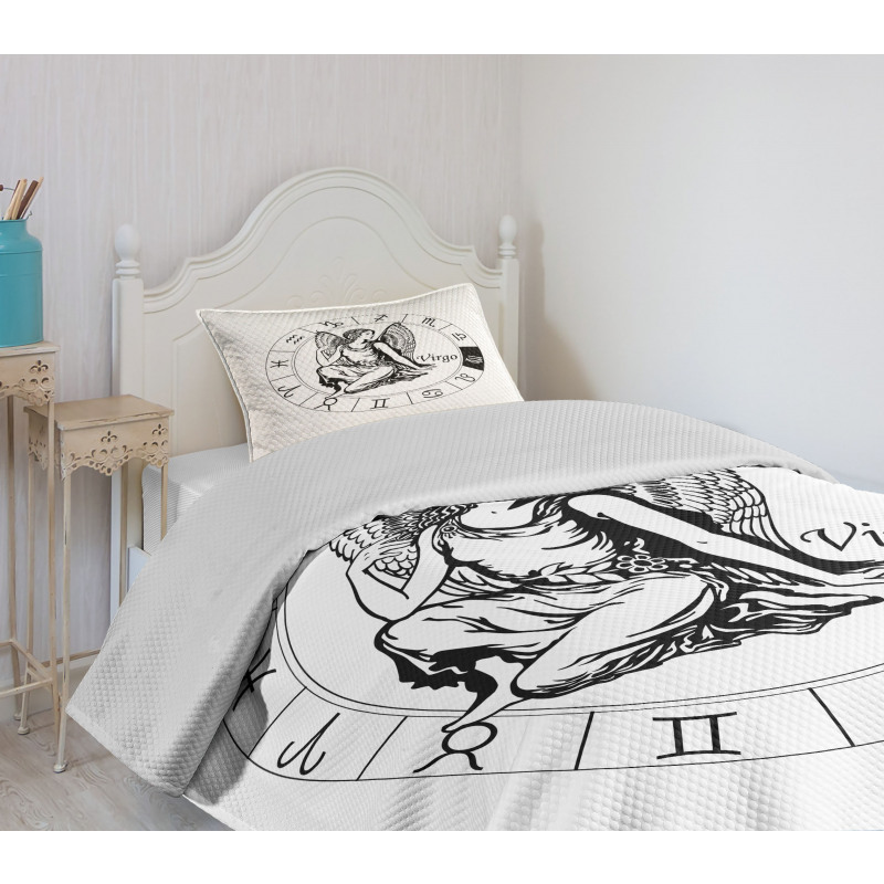 Zodiac Horoscope Elements Bedspread Set