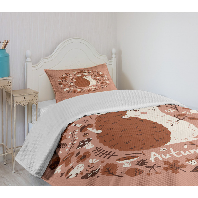 Autumn Elements Pine Bedspread Set