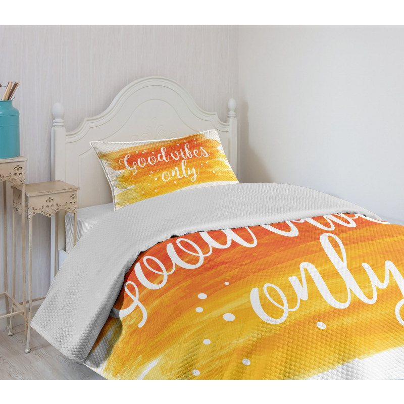 Modern Watercolor Bedspread Set