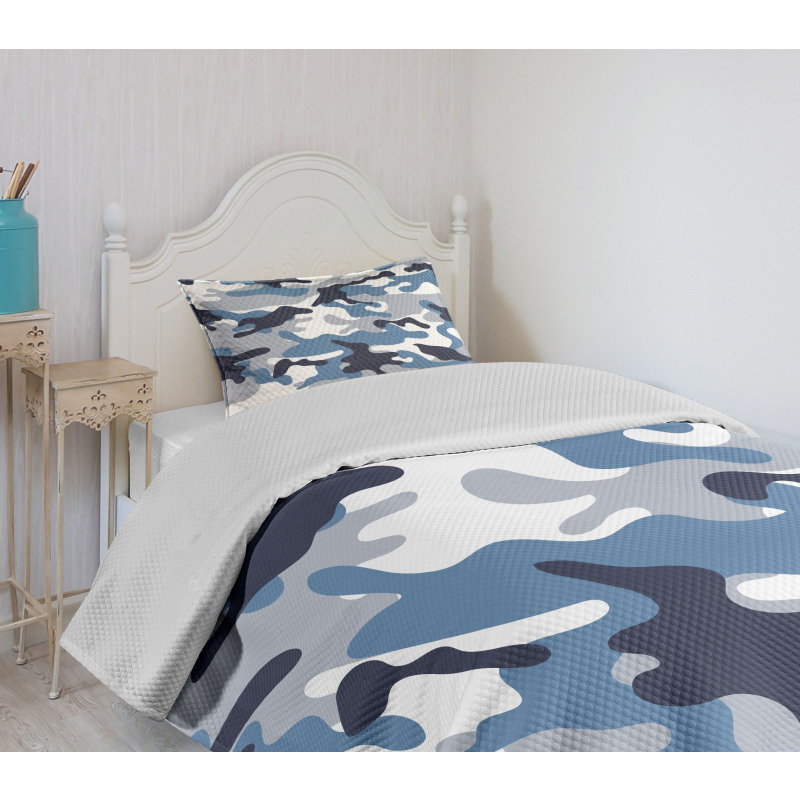 Soft Colors Design Bedspread Set
