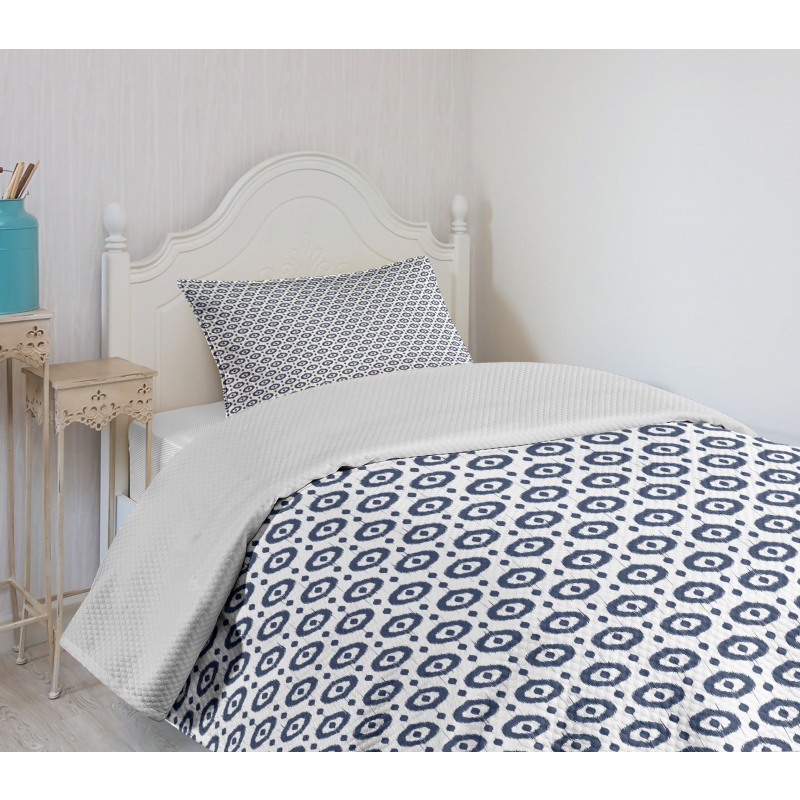 Traditional Circles Dots Bedspread Set